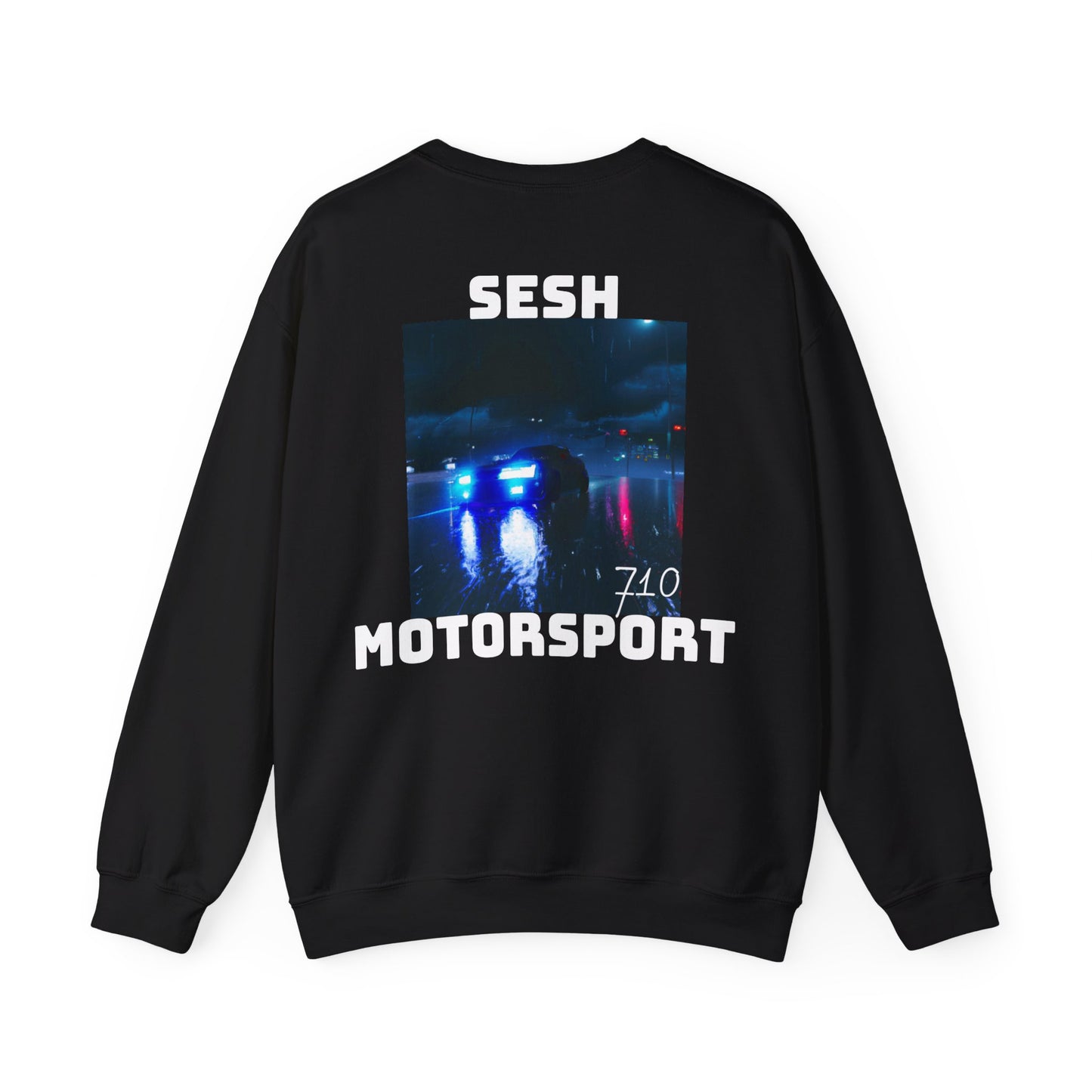 Sesh Motor-Sport Night Drive Collection Unisex Heavy Blend™ Crewneck Sweatshirt