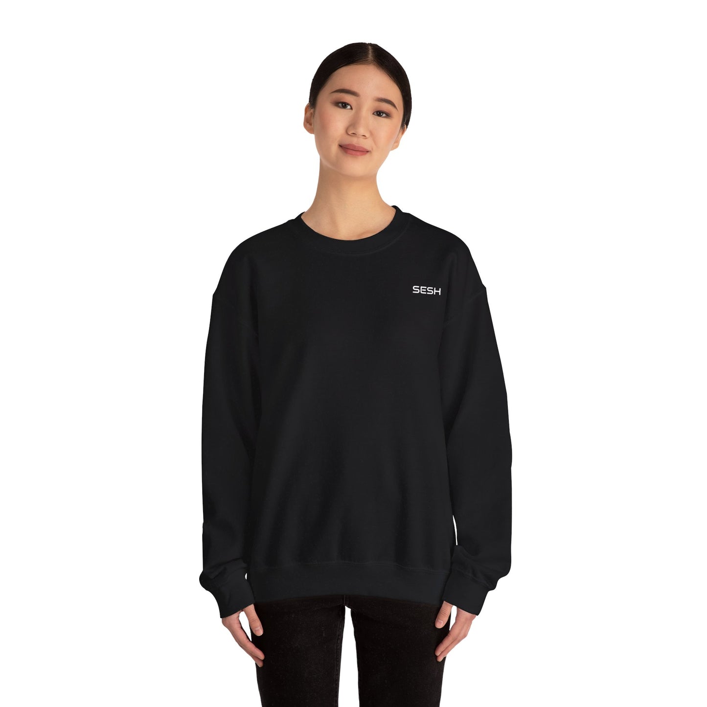 Sesh Motor-Sport Night Drive Collection Unisex Heavy Blend™ Crewneck Sweatshirt