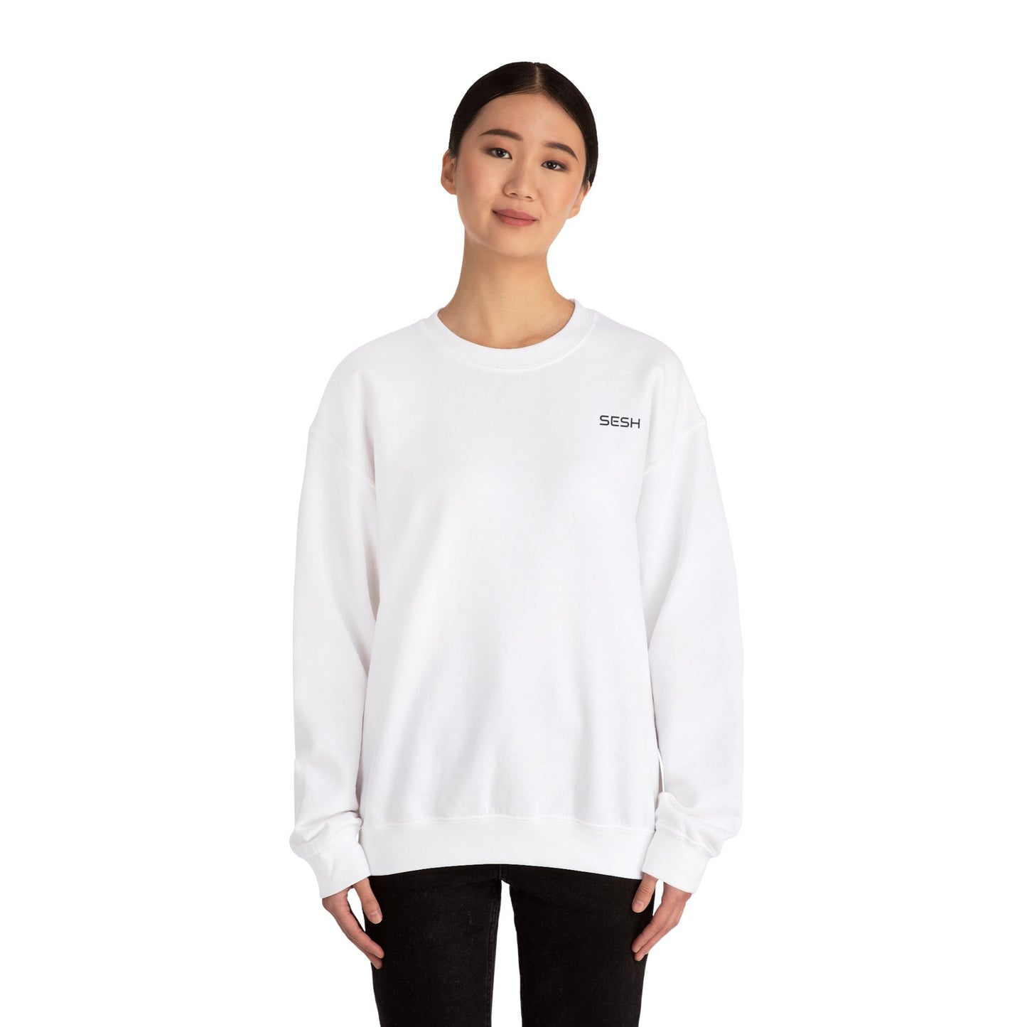 Sesh Motor-Sport Night Drive Collection Unisex Heavy Blend™ Crewneck Sweatshirt