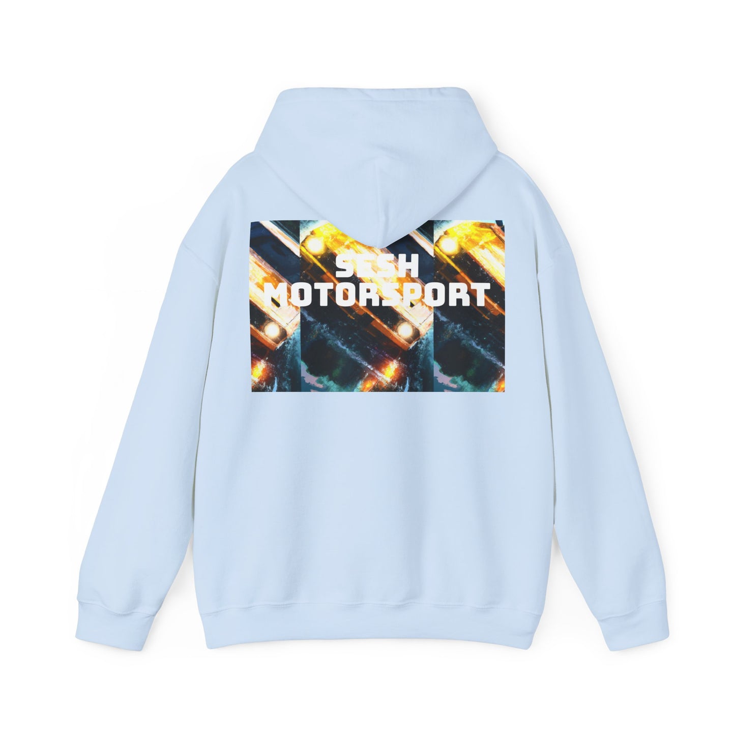 Sesh Motor-Sport Night Drive Collection Unisex Heavy Blend™ Hooded Sweatshirt