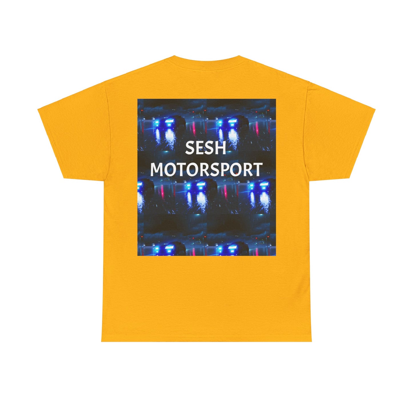 Sesh Motor-Sport Night Drive Collection Unisex Heavy Cotton Tee