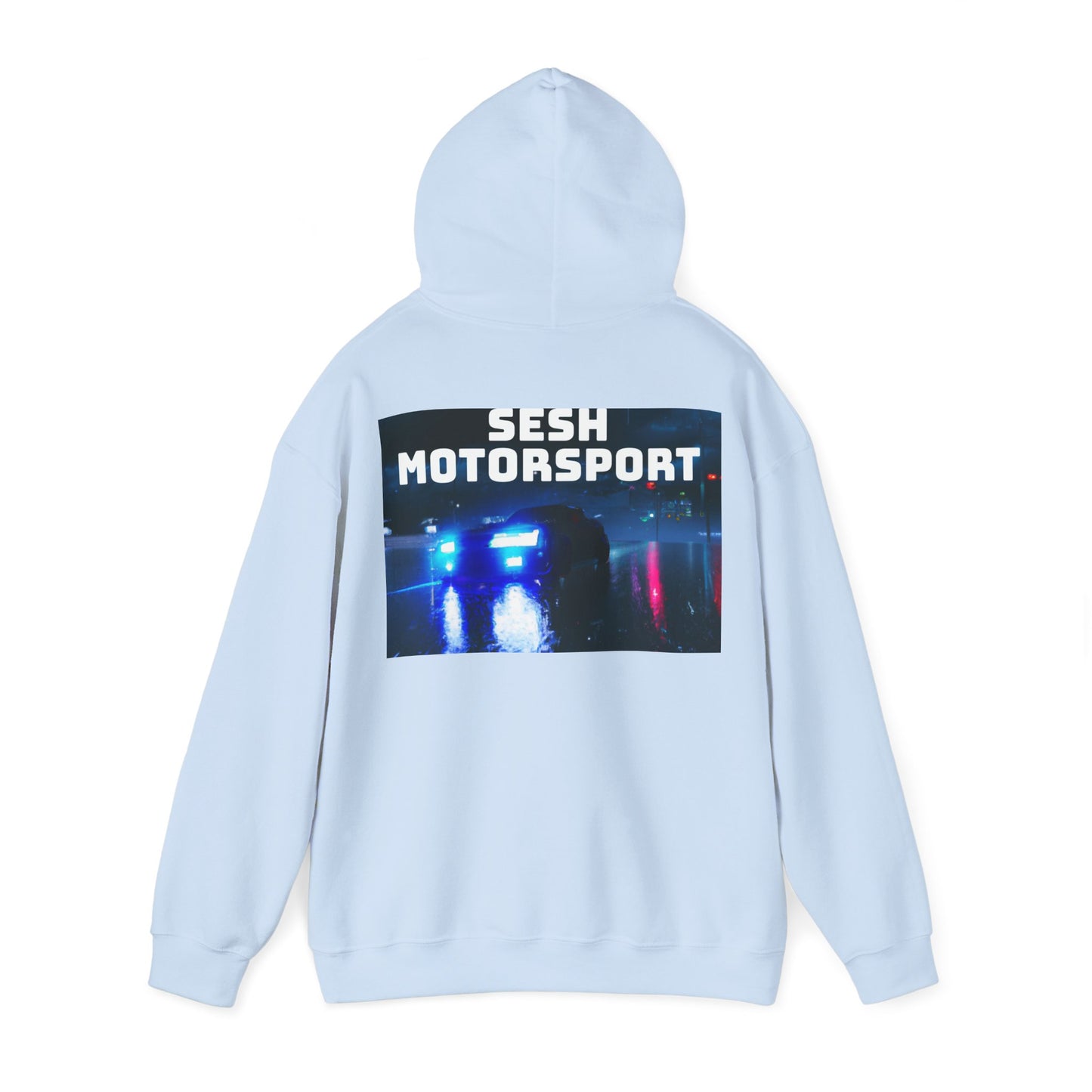 Sesh Motor-Sport Night Drive Collection Unisex Heavy Blend™ Hooded Sweatshirt
