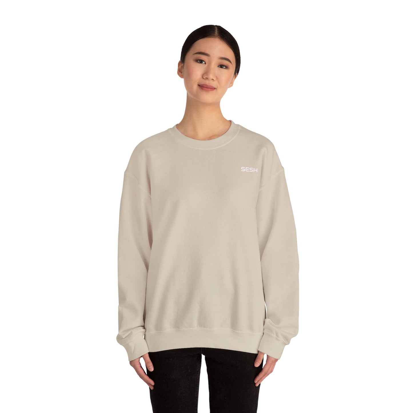 Sesh Motor-Sport Night Drive Collection Unisex Heavy Blend™ Crewneck Sweatshirt