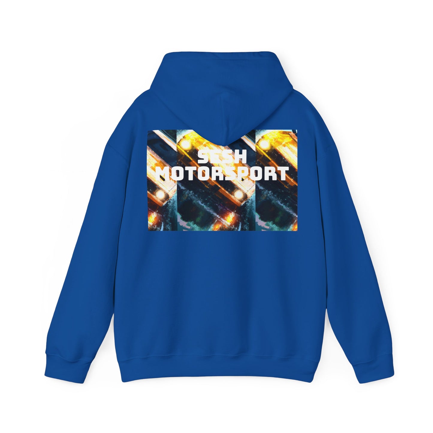 Sesh Motor-Sport Night Drive Collection Unisex Heavy Blend™ Hooded Sweatshirt
