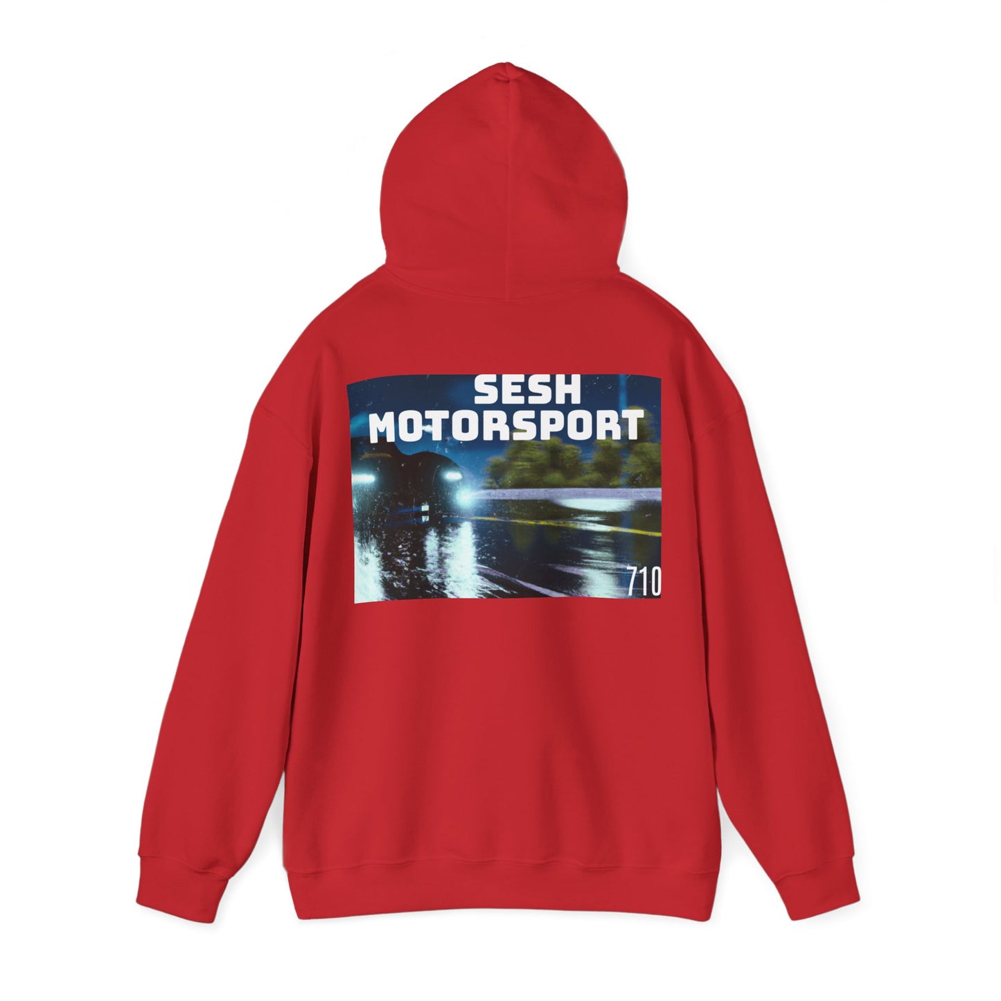 Sesh Motor-Sport Night Drive Collection Unisex Heavy Blend™ Hooded Sweatshirt