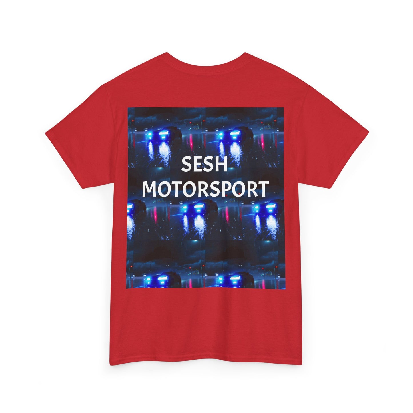 Sesh Motor-Sport Night Drive Collection Unisex Heavy Cotton Tee