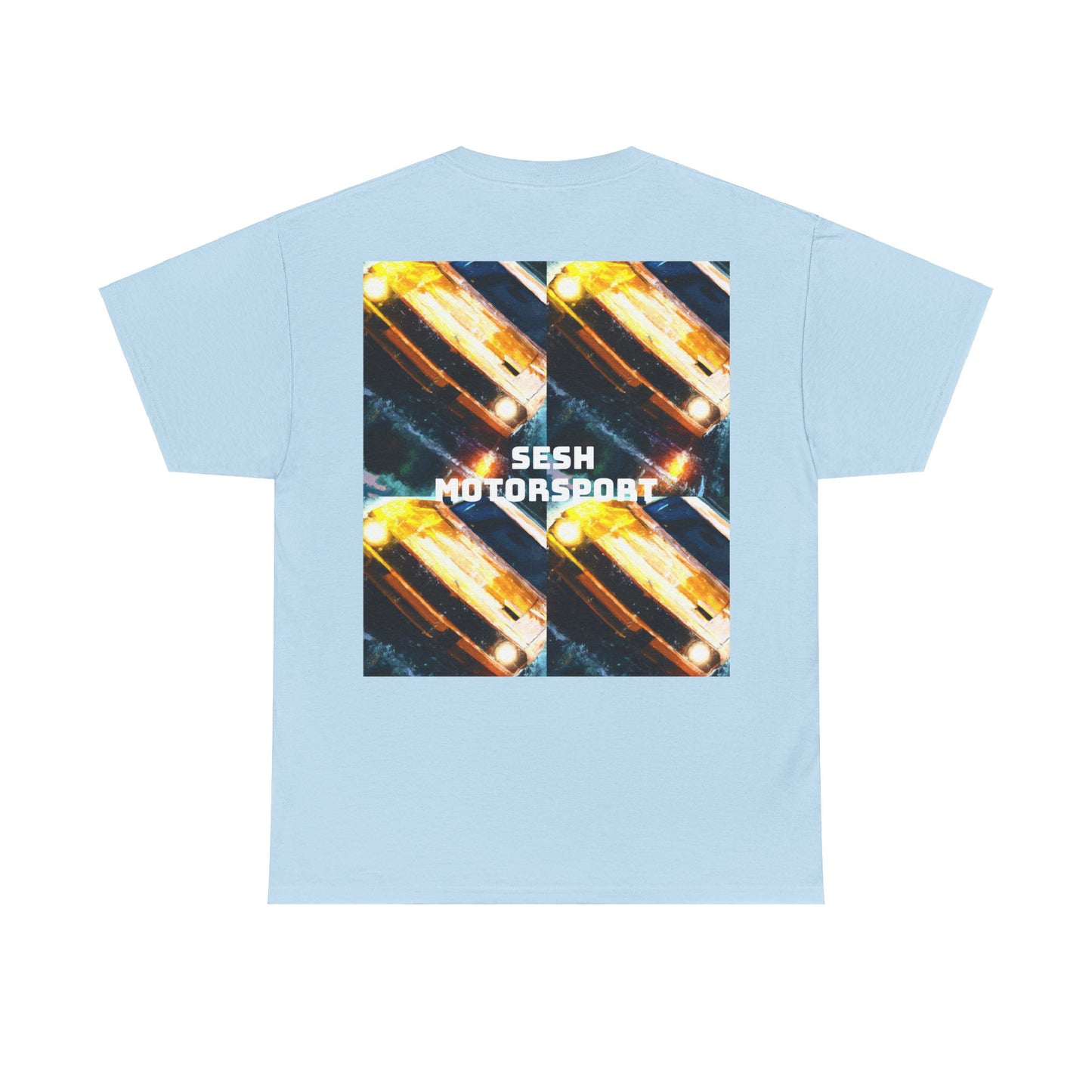 Sesh Motor-Sport Night Drive Collection Unisex Heavy Cotton Tee