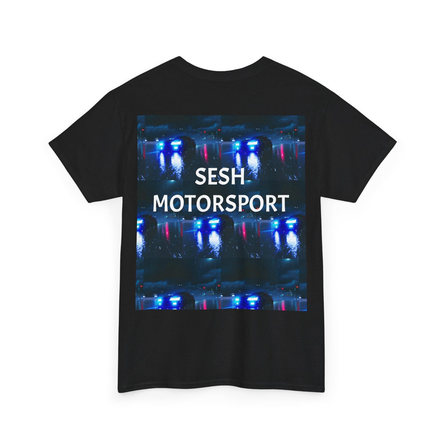 Sesh Motor-Sport Night Drive Collection Unisex Heavy Cotton Tee
