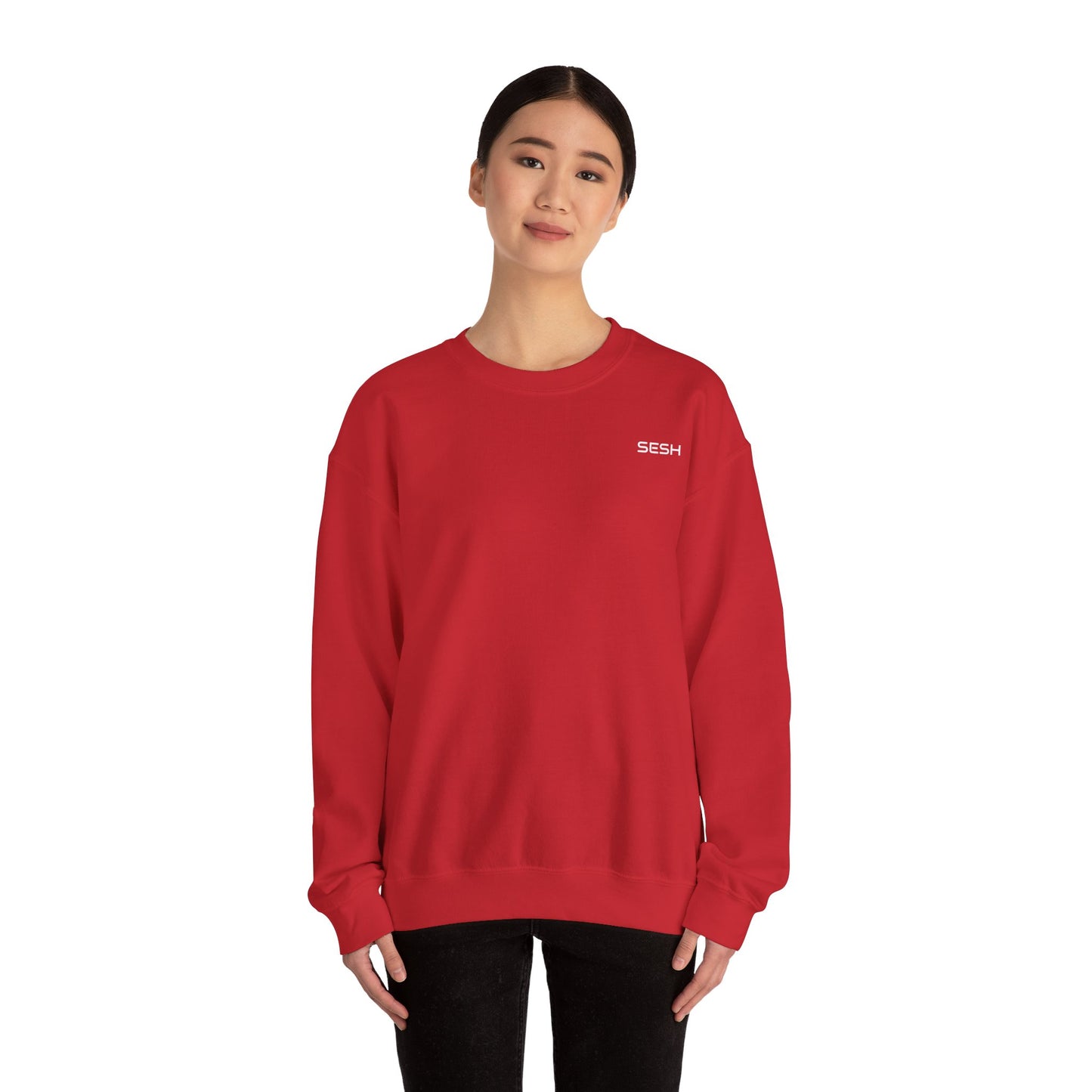 Sesh Motor-Sport Night Drive Collection Unisex Heavy Blend™ Crewneck Sweatshirt
