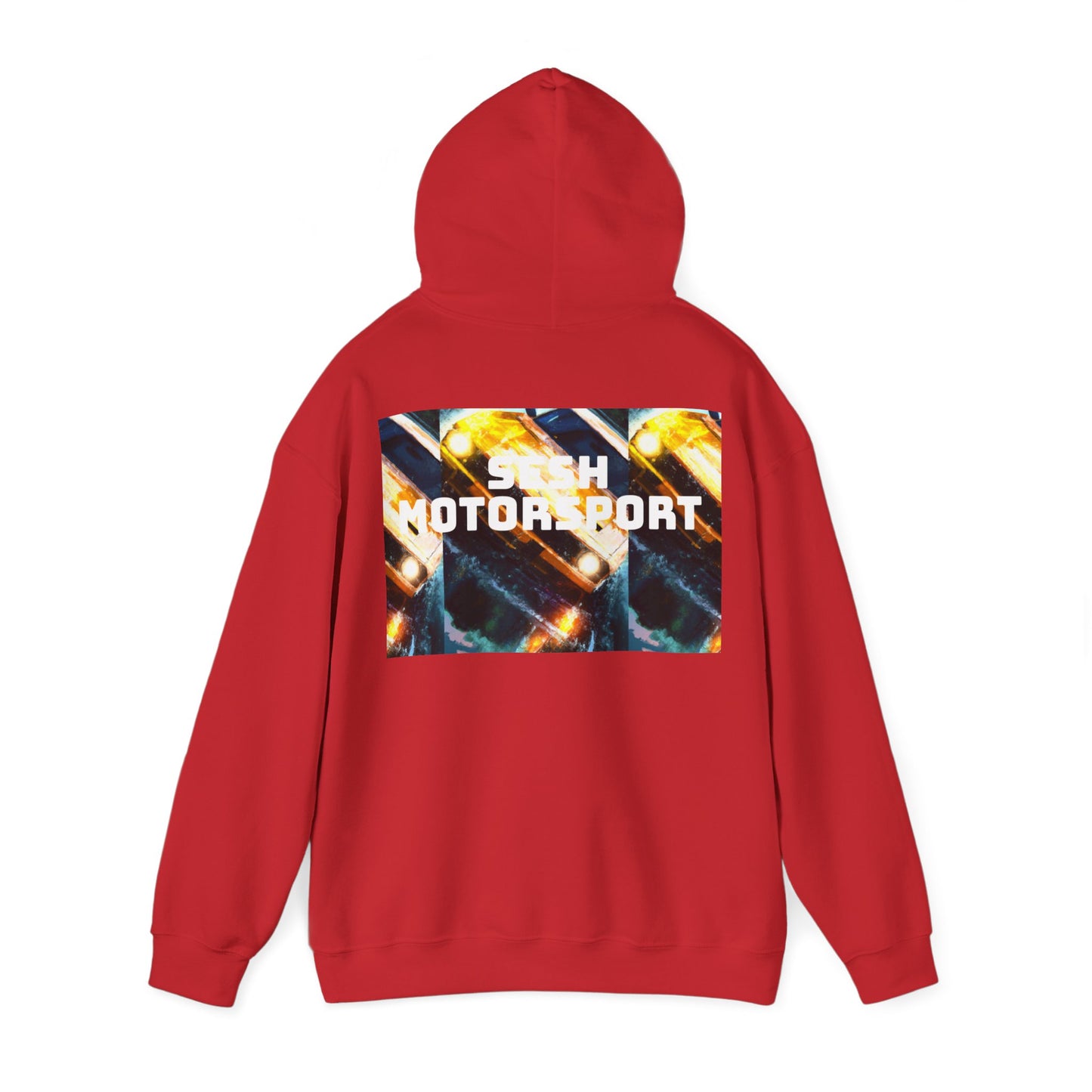 Sesh Motor-Sport Night Drive Collection Unisex Heavy Blend™ Hooded Sweatshirt