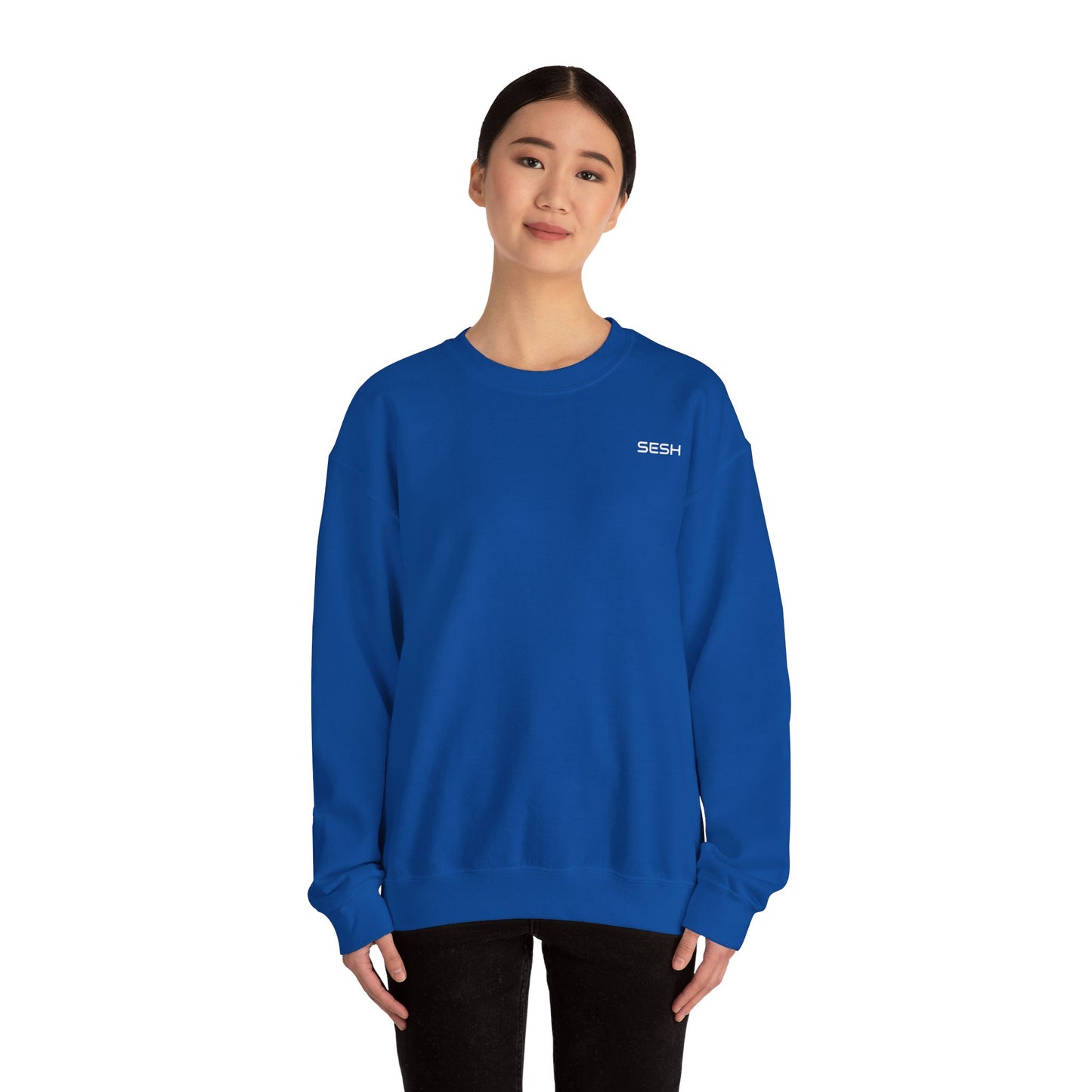 Sesh Motor-Sport Night Drive Collection Unisex Heavy Blend™ Crewneck Sweatshirt