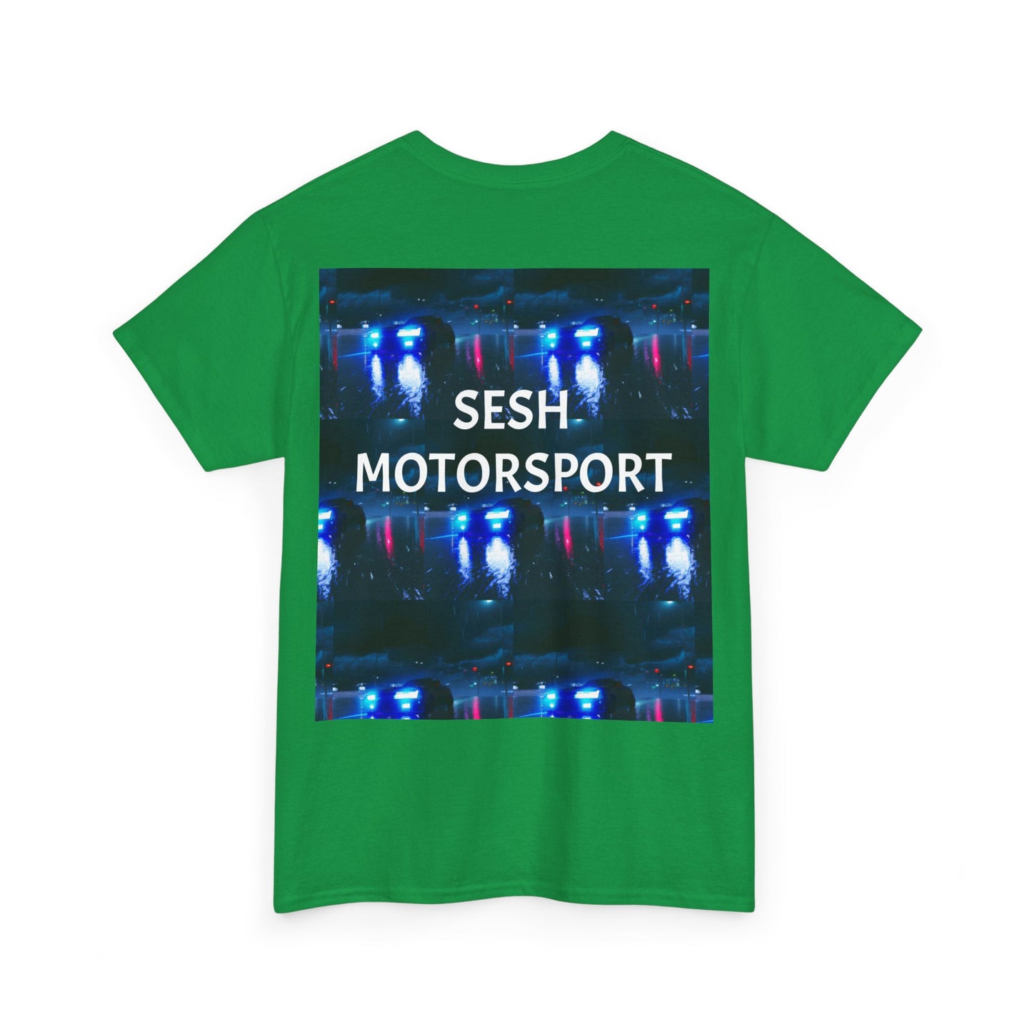 Sesh Motor-Sport Night Drive Collection Unisex Heavy Cotton Tee
