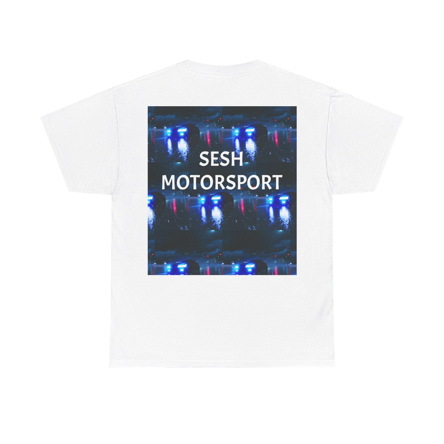 Sesh Motor-Sport Night Drive Collection Unisex Heavy Cotton Tee