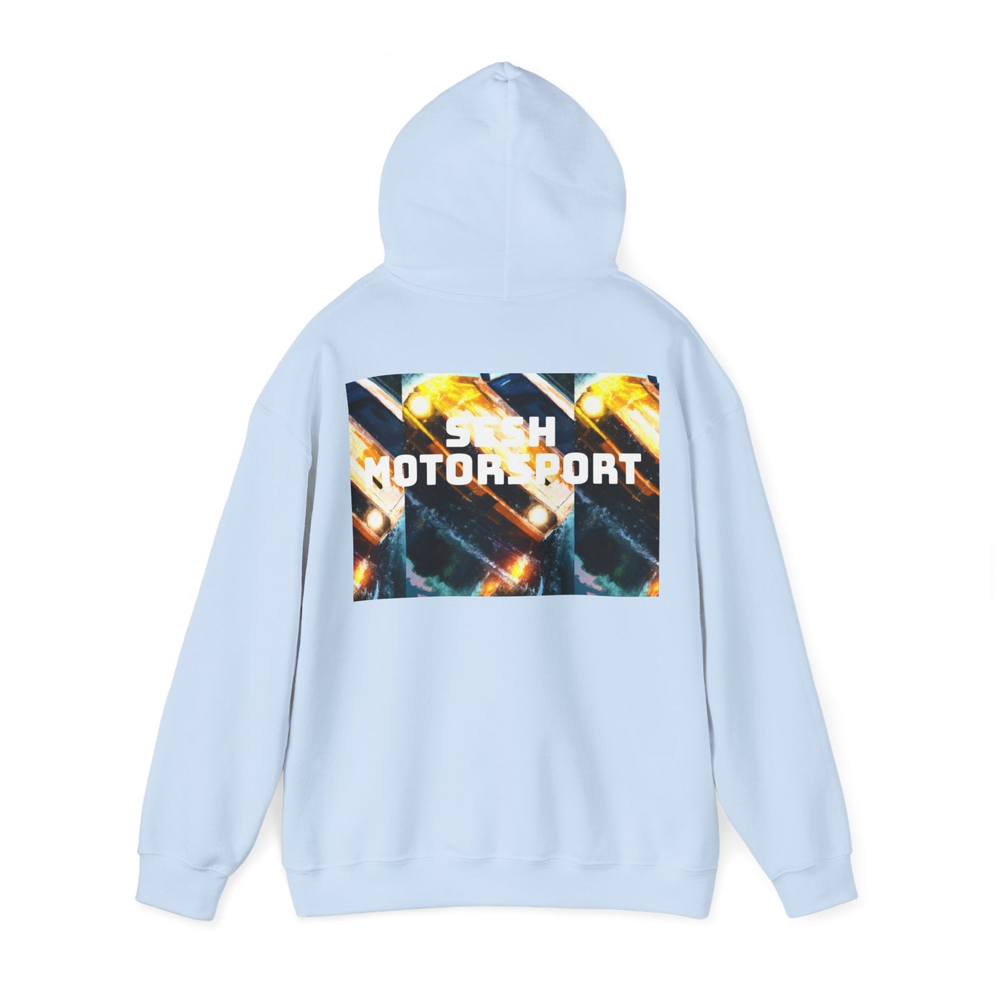Sesh Motor-Sport Night Drive Collection Unisex Heavy Blend™ Hooded Sweatshirt