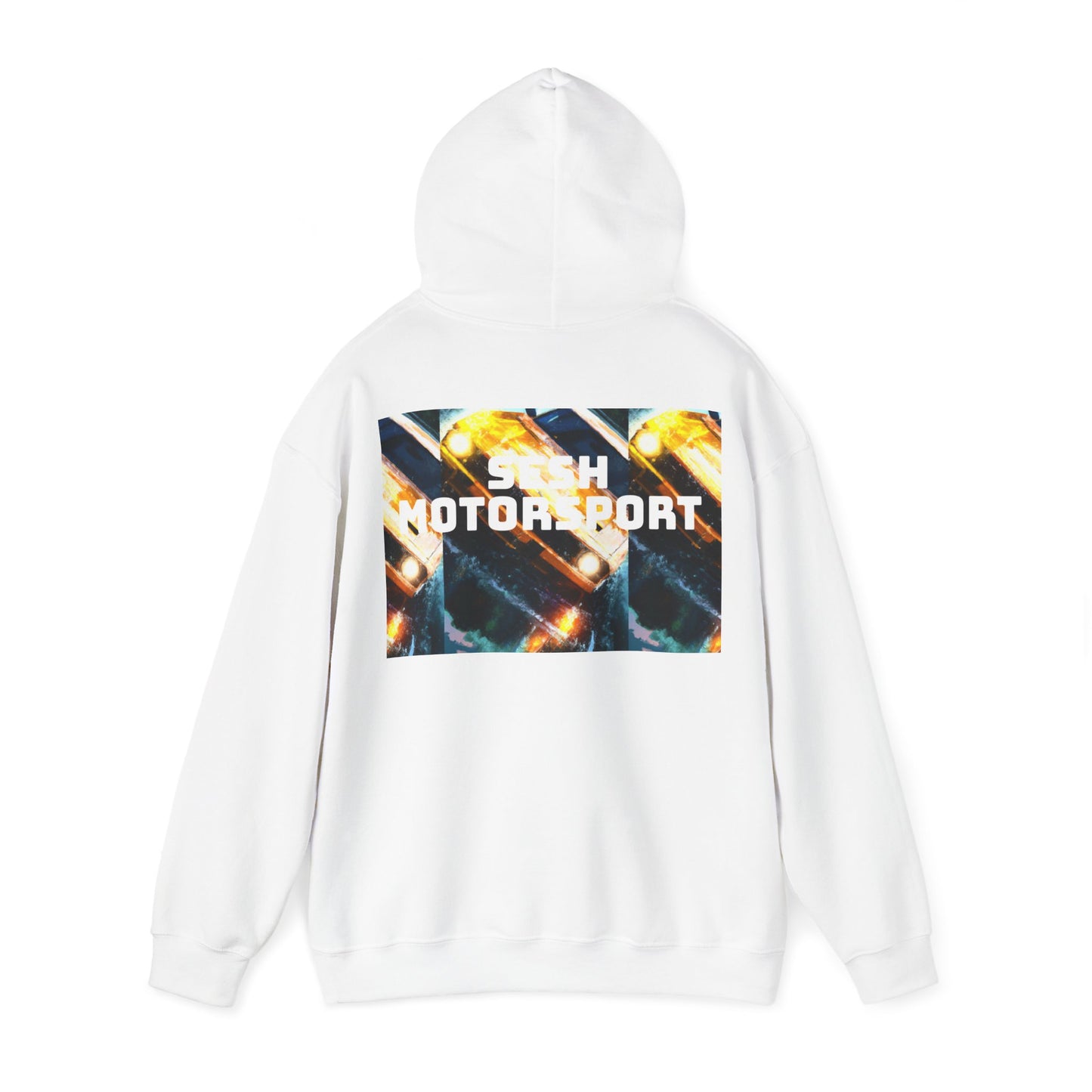 Sesh Motor-Sport Night Drive Collection Unisex Heavy Blend™ Hooded Sweatshirt