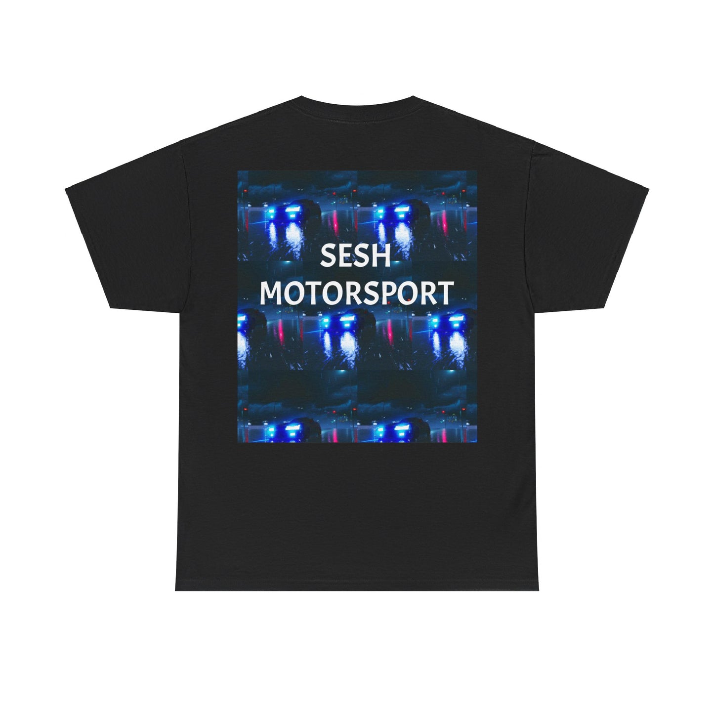 Sesh Motor-Sport Night Drive Collection Unisex Heavy Cotton Tee