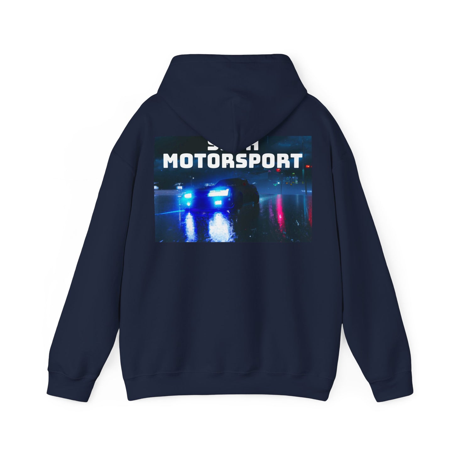 Sesh Motor-Sport Night Drive Collection Unisex Heavy Blend™ Hooded Sweatshirt
