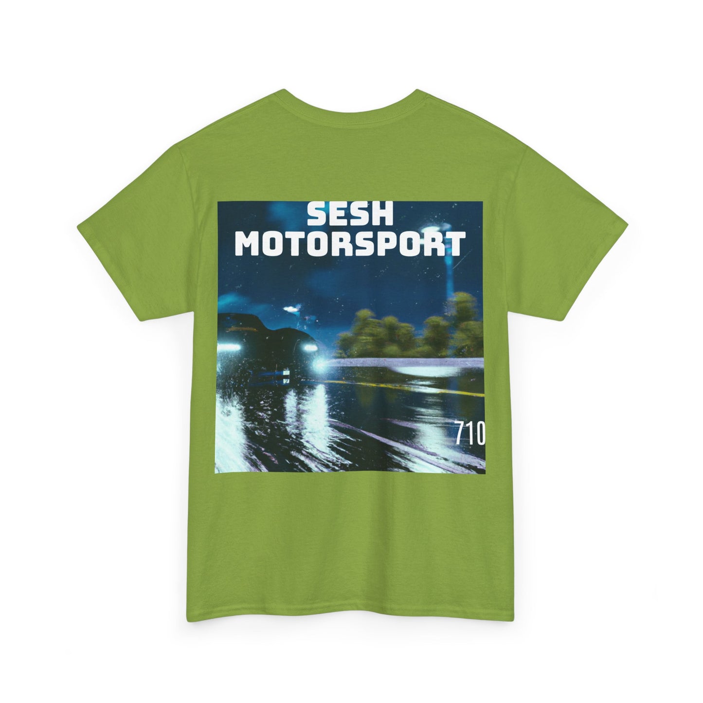 Sesh Motor-Sport Night Drive Collection Unisex Heavy Cotton Tee