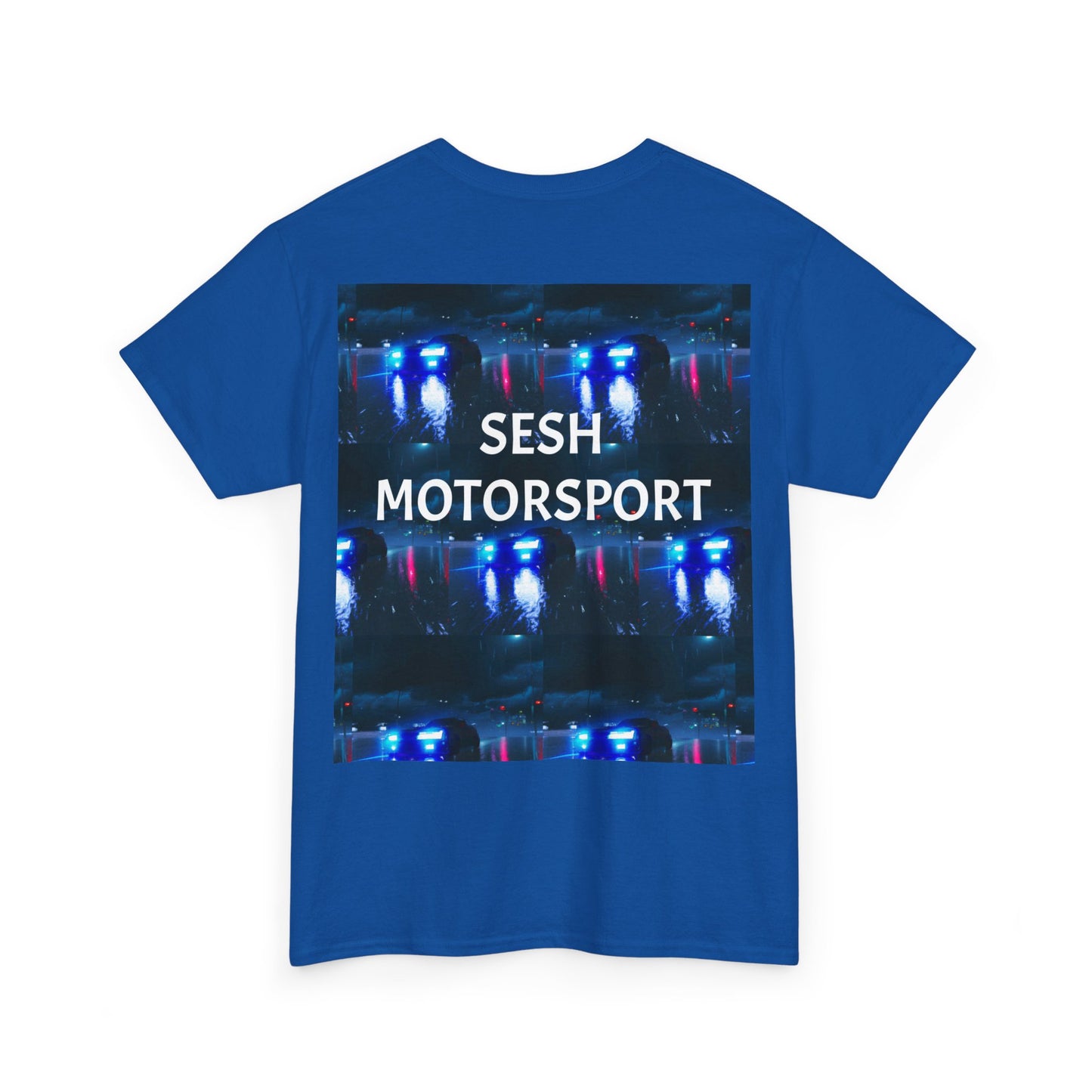 Sesh Motor-Sport Night Drive Collection Unisex Heavy Cotton Tee