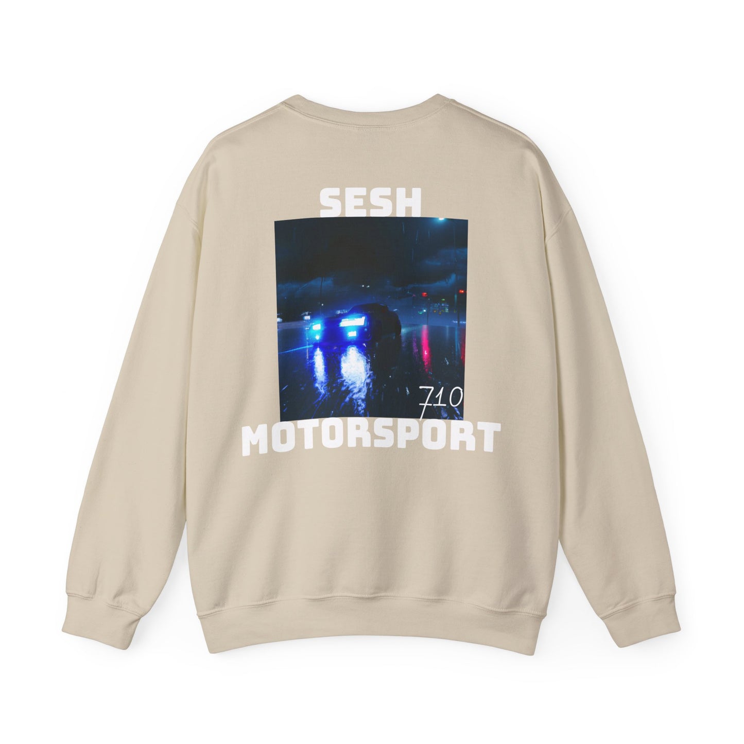 Sesh Motor-Sport Night Drive Collection Unisex Heavy Blend™ Crewneck Sweatshirt