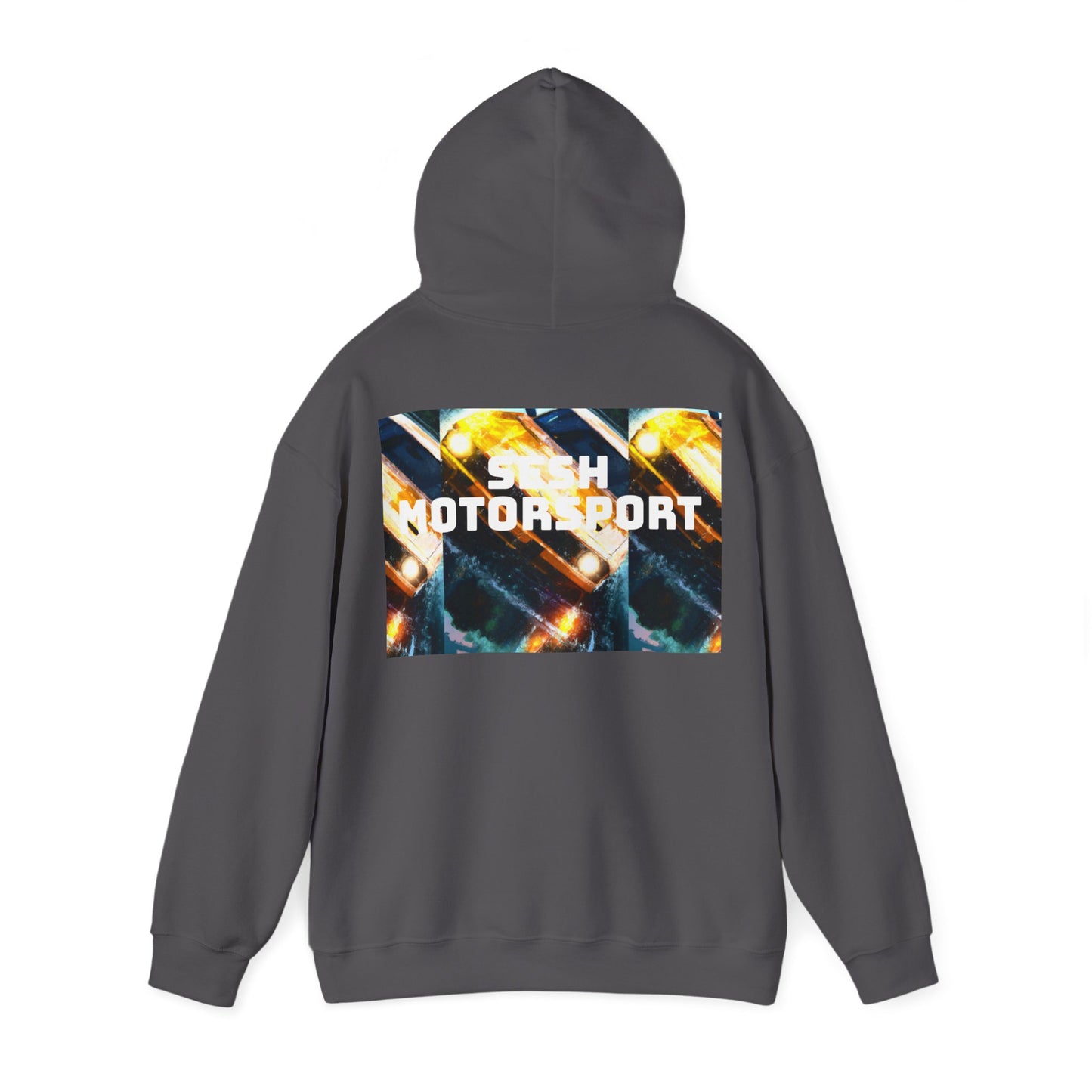Sesh Motor-Sport Night Drive Collection Unisex Heavy Blend™ Hooded Sweatshirt