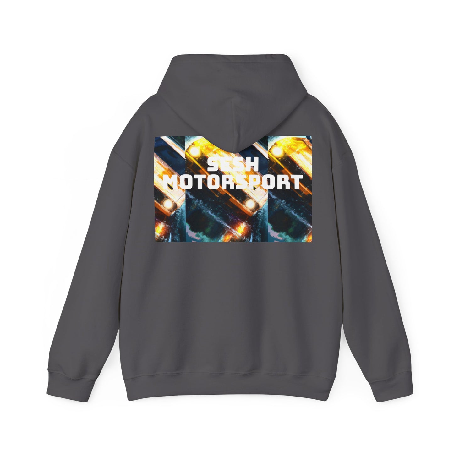 Sesh Motor-Sport Night Drive Collection Unisex Heavy Blend™ Hooded Sweatshirt