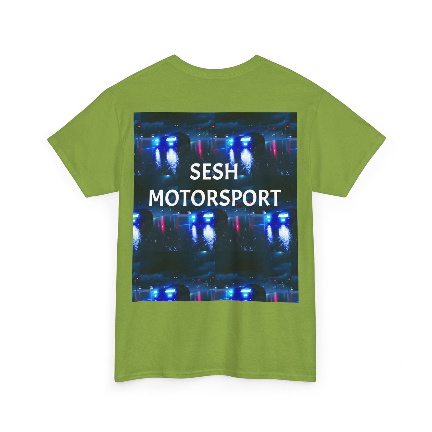 Sesh Motor-Sport Night Drive Collection Unisex Heavy Cotton Tee