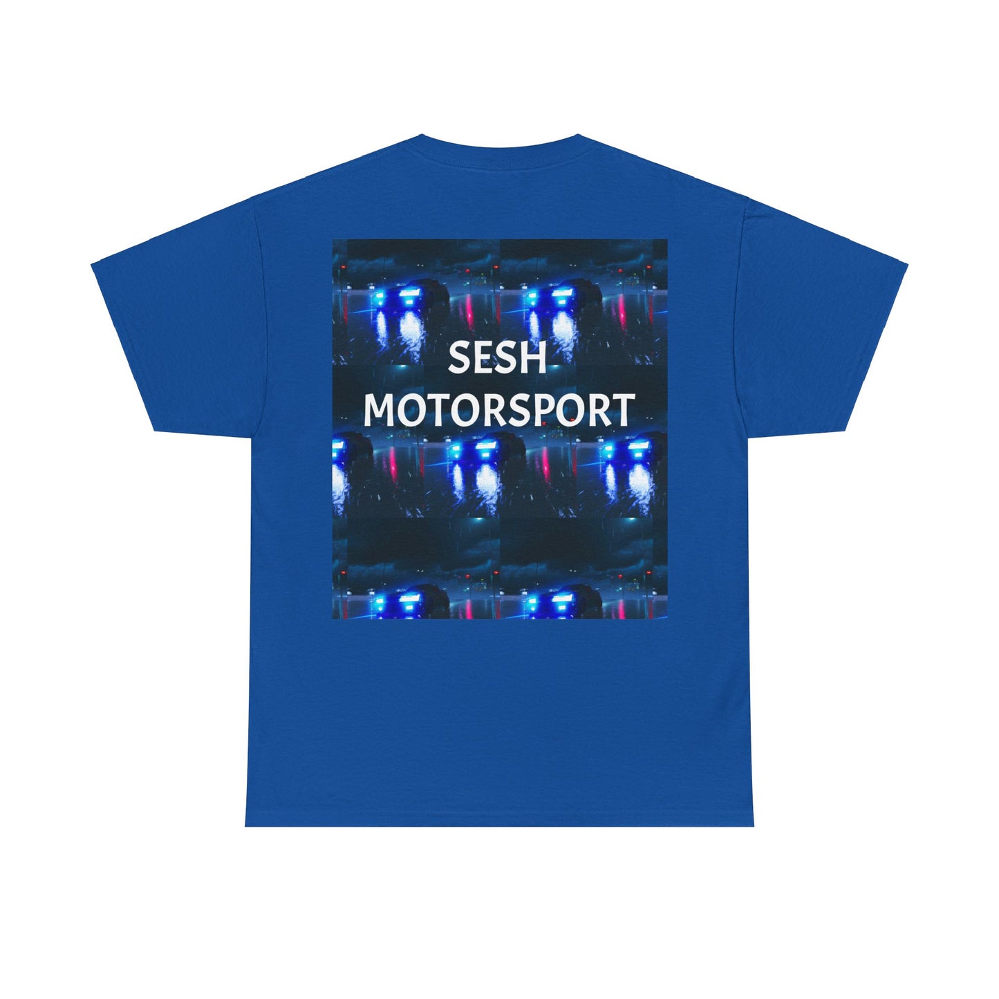 Sesh Motor-Sport Night Drive Collection Unisex Heavy Cotton Tee