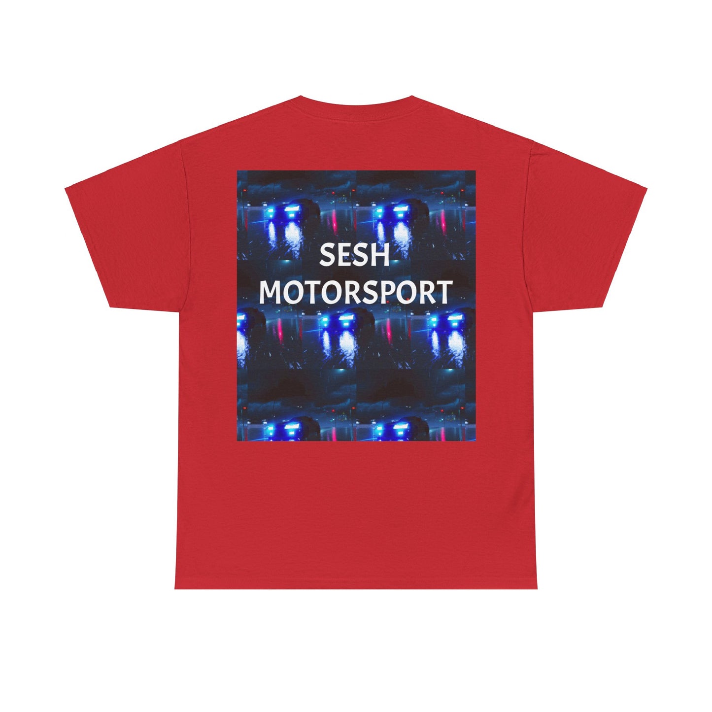 Sesh Motor-Sport Night Drive Collection Unisex Heavy Cotton Tee