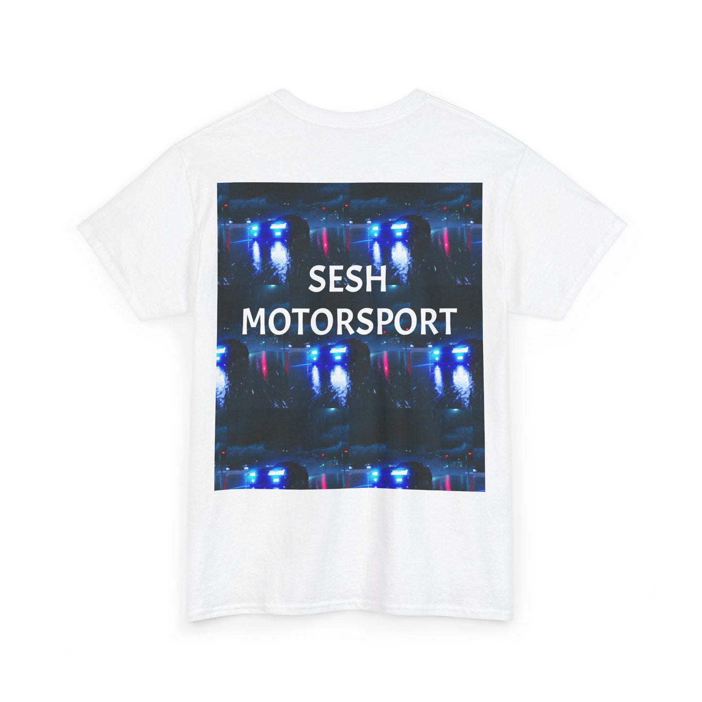 Sesh Motor-Sport Night Drive Collection Unisex Heavy Cotton Tee
