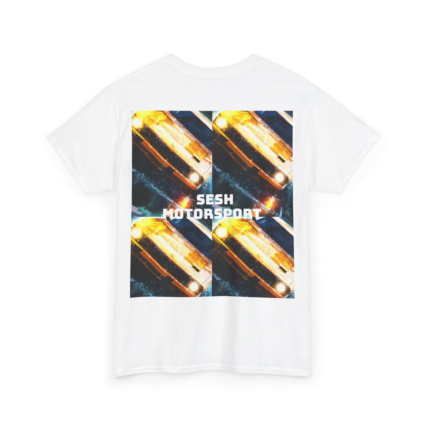 Sesh Motor-Sport Night Drive Collection Unisex Heavy Cotton Tee