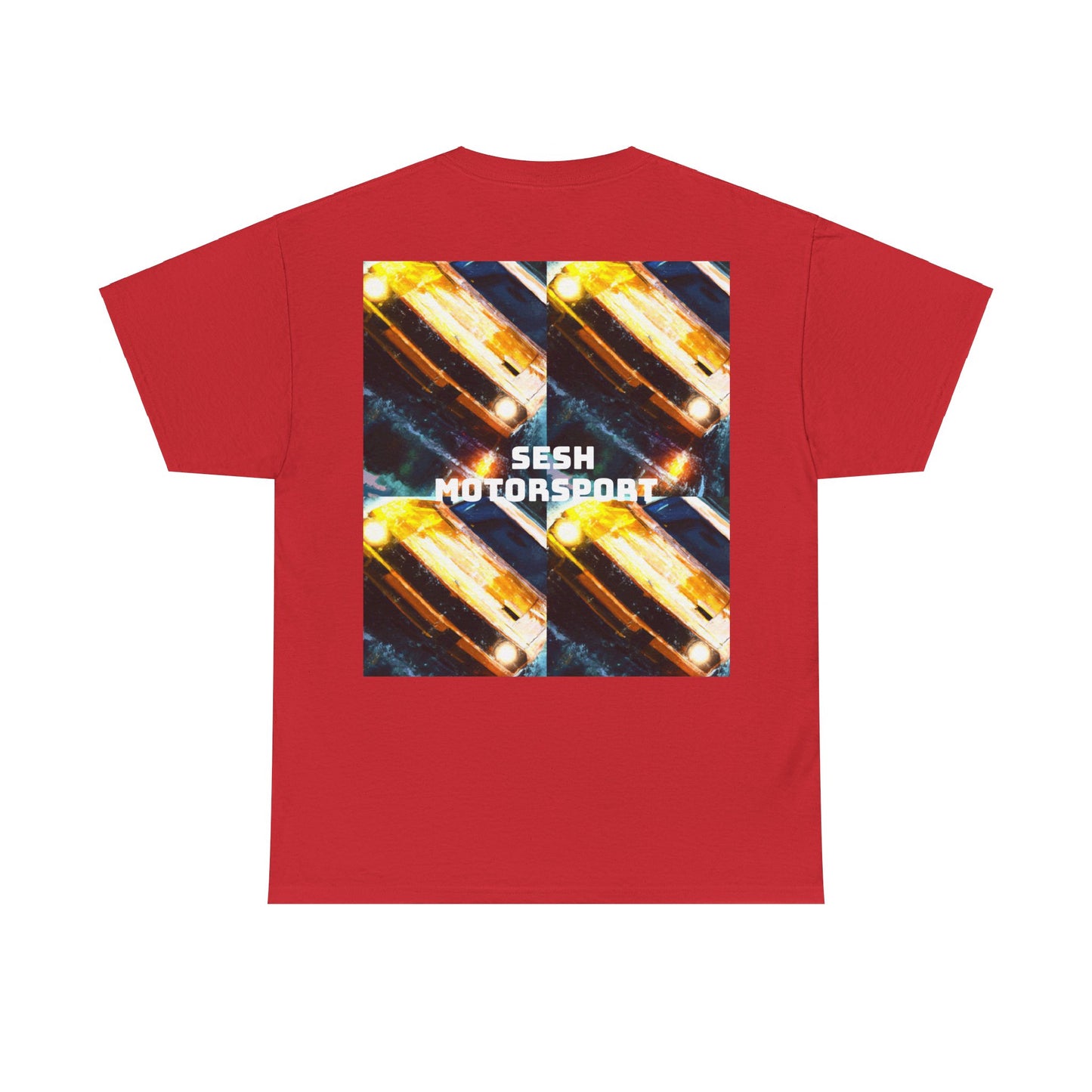 Sesh Motor-Sport Night Drive Collection Unisex Heavy Cotton Tee