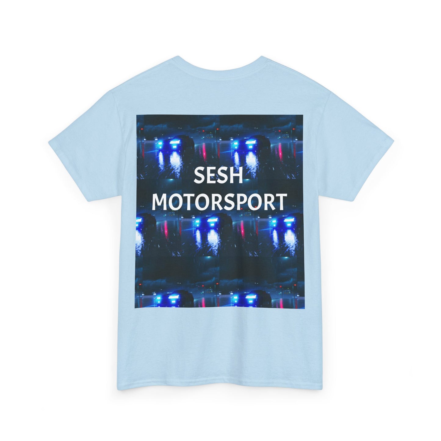 Sesh Motor-Sport Night Drive Collection Unisex Heavy Cotton Tee