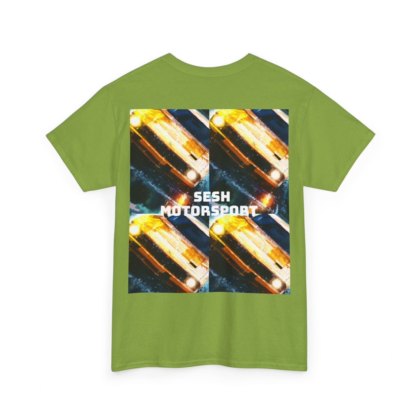 Sesh Motor-Sport Night Drive Collection Unisex Heavy Cotton Tee