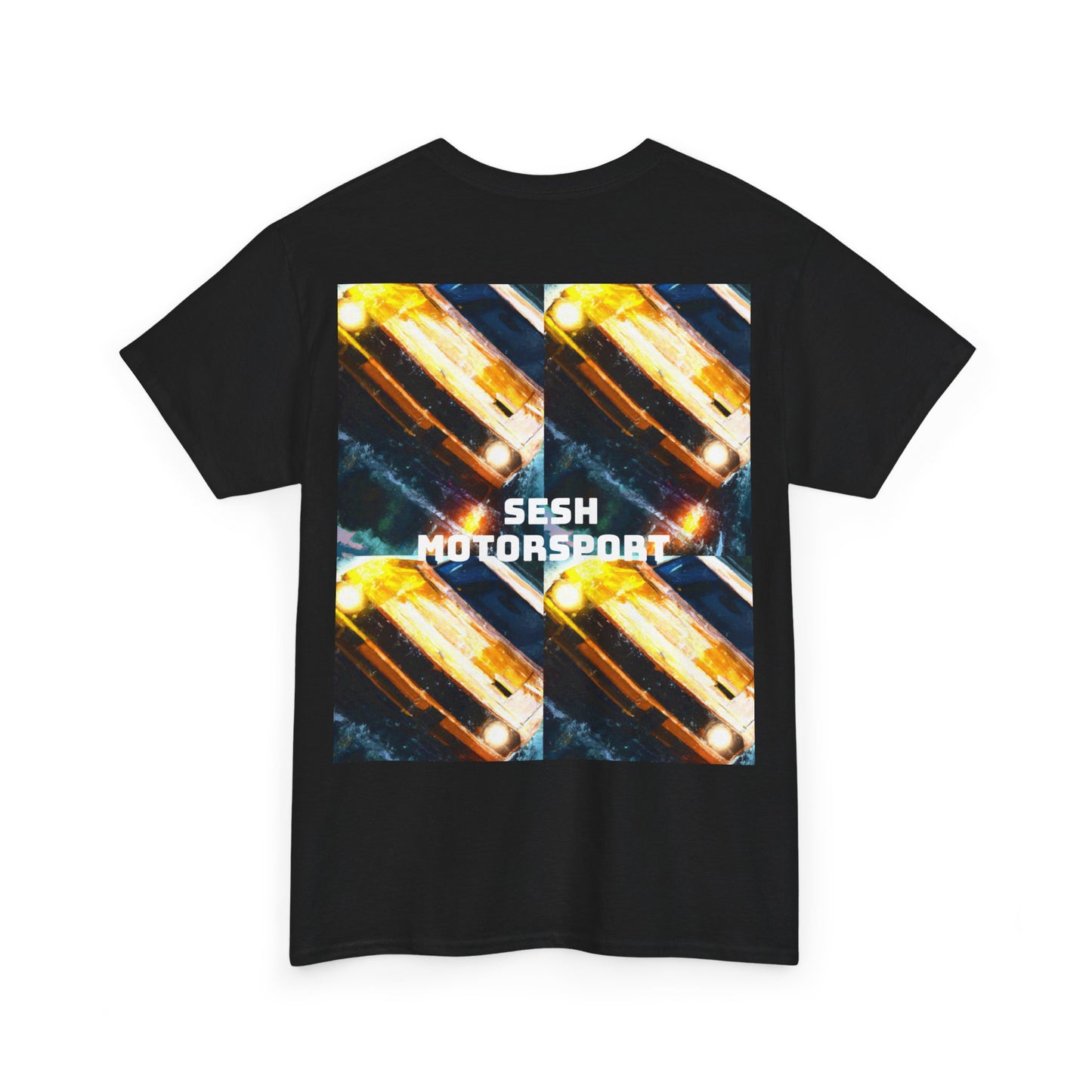 Sesh Motor-Sport Night Drive Collection Unisex Heavy Cotton Tee