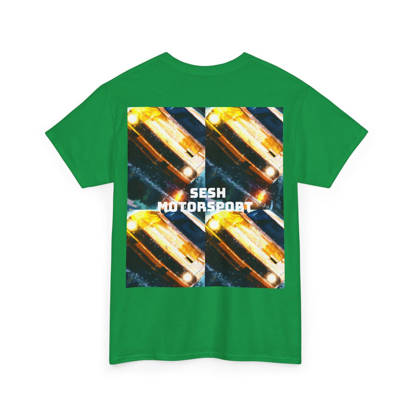 Sesh Motor-Sport Night Drive Collection Unisex Heavy Cotton Tee
