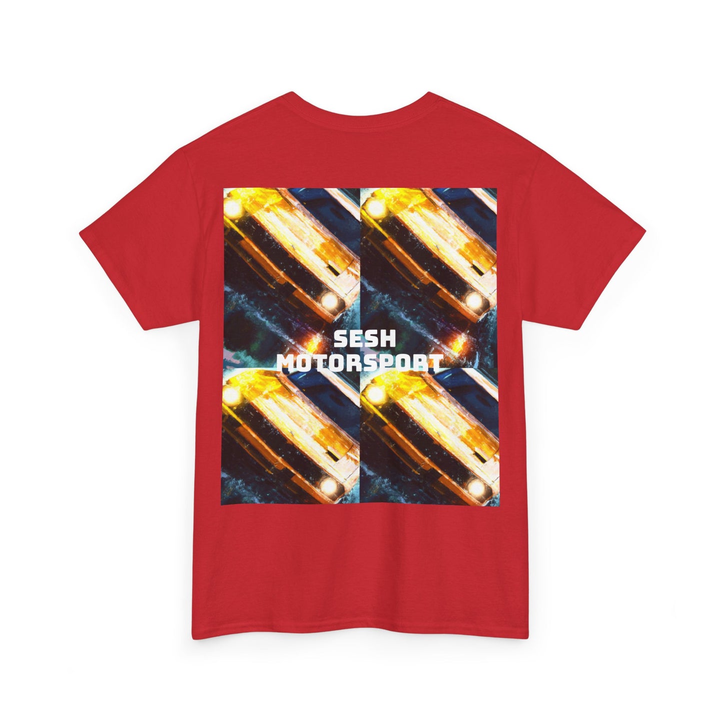 Sesh Motor-Sport Night Drive Collection Unisex Heavy Cotton Tee