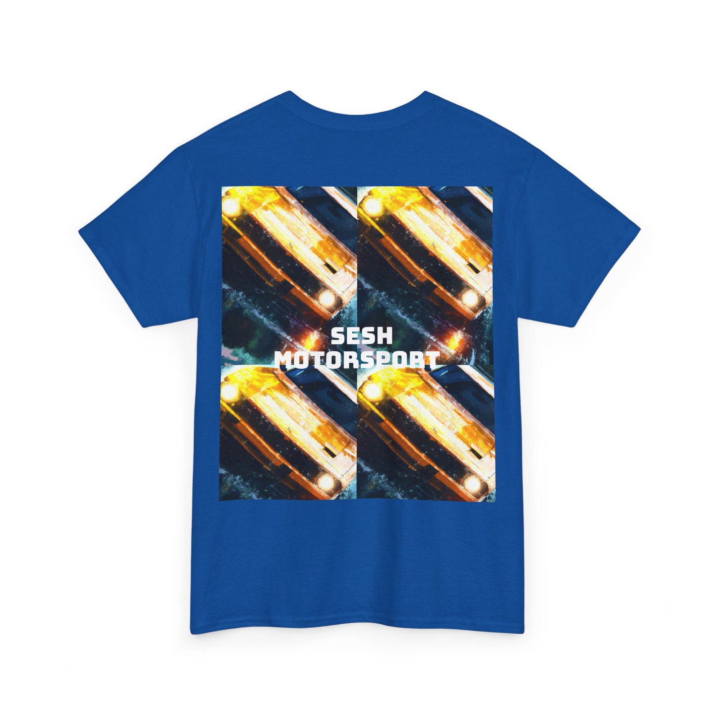 Sesh Motor-Sport Night Drive Collection Unisex Heavy Cotton Tee