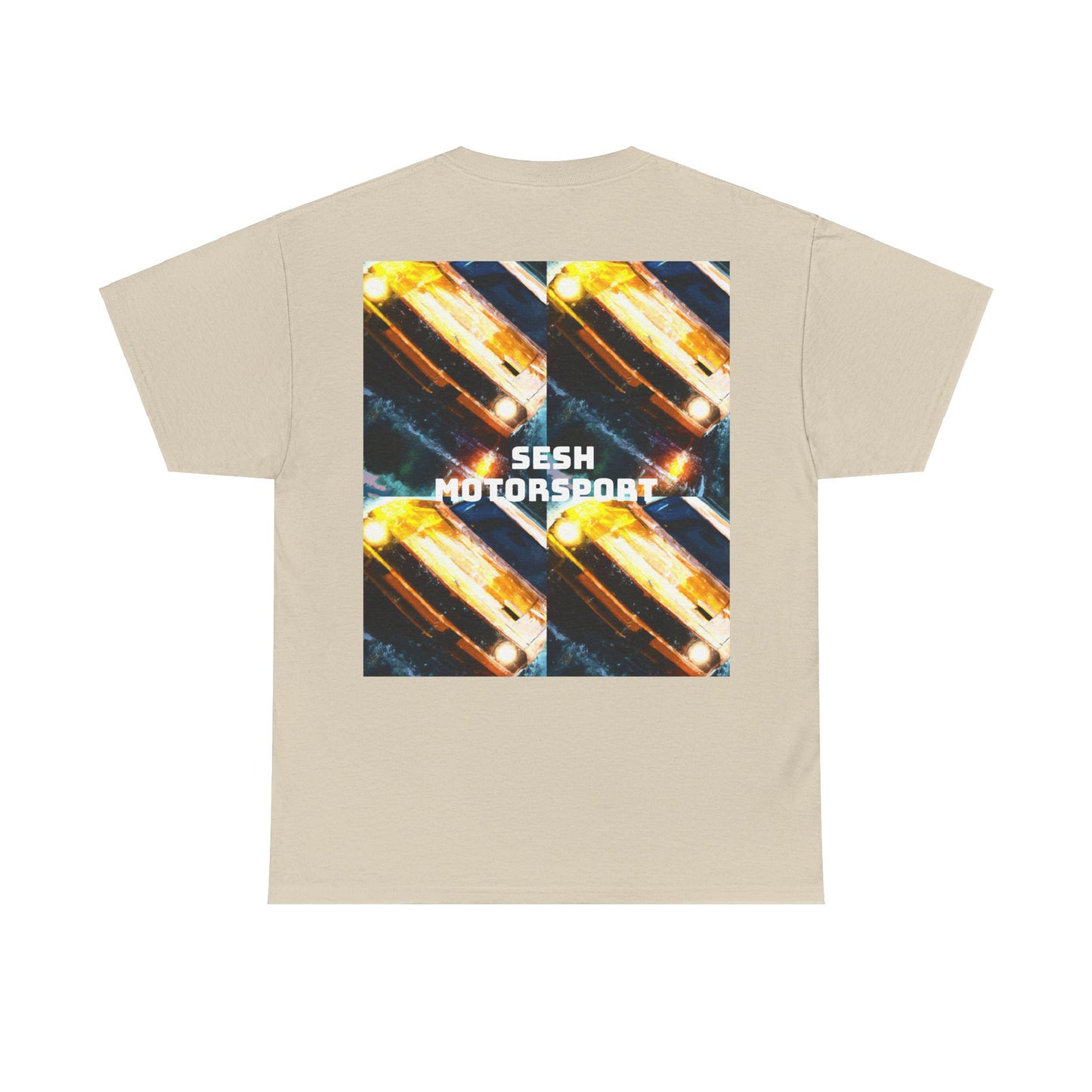 Sesh Motor-Sport Night Drive Collection Unisex Heavy Cotton Tee