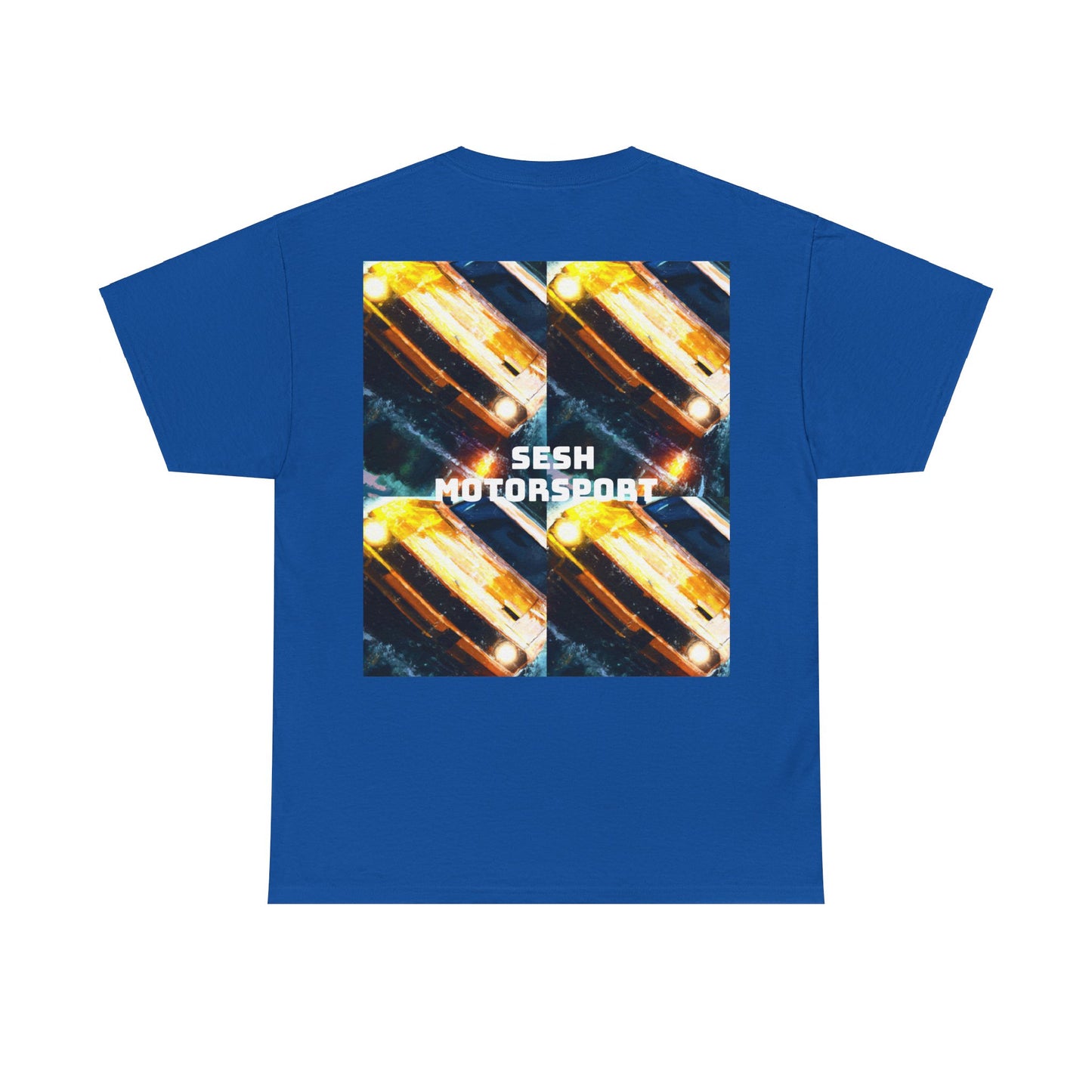 Sesh Motor-Sport Night Drive Collection Unisex Heavy Cotton Tee