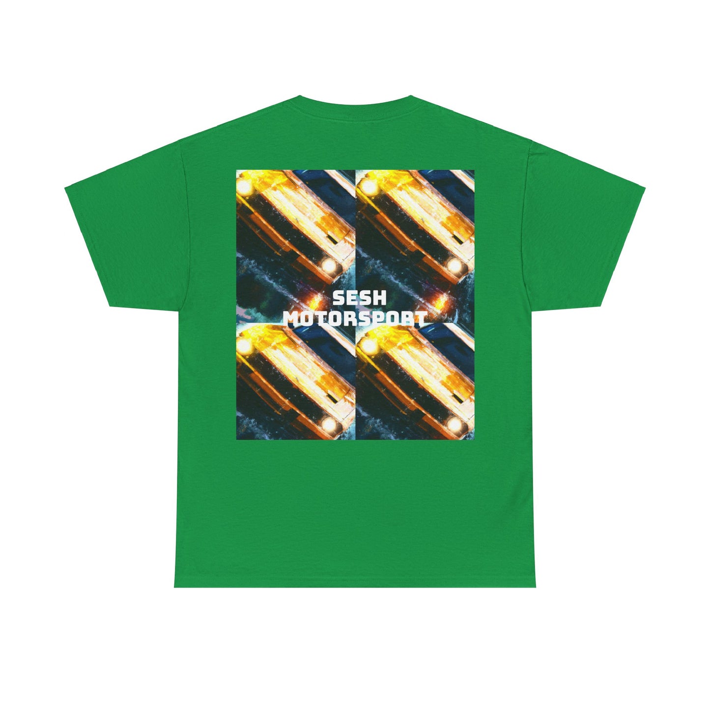 Sesh Motor-Sport Night Drive Collection Unisex Heavy Cotton Tee