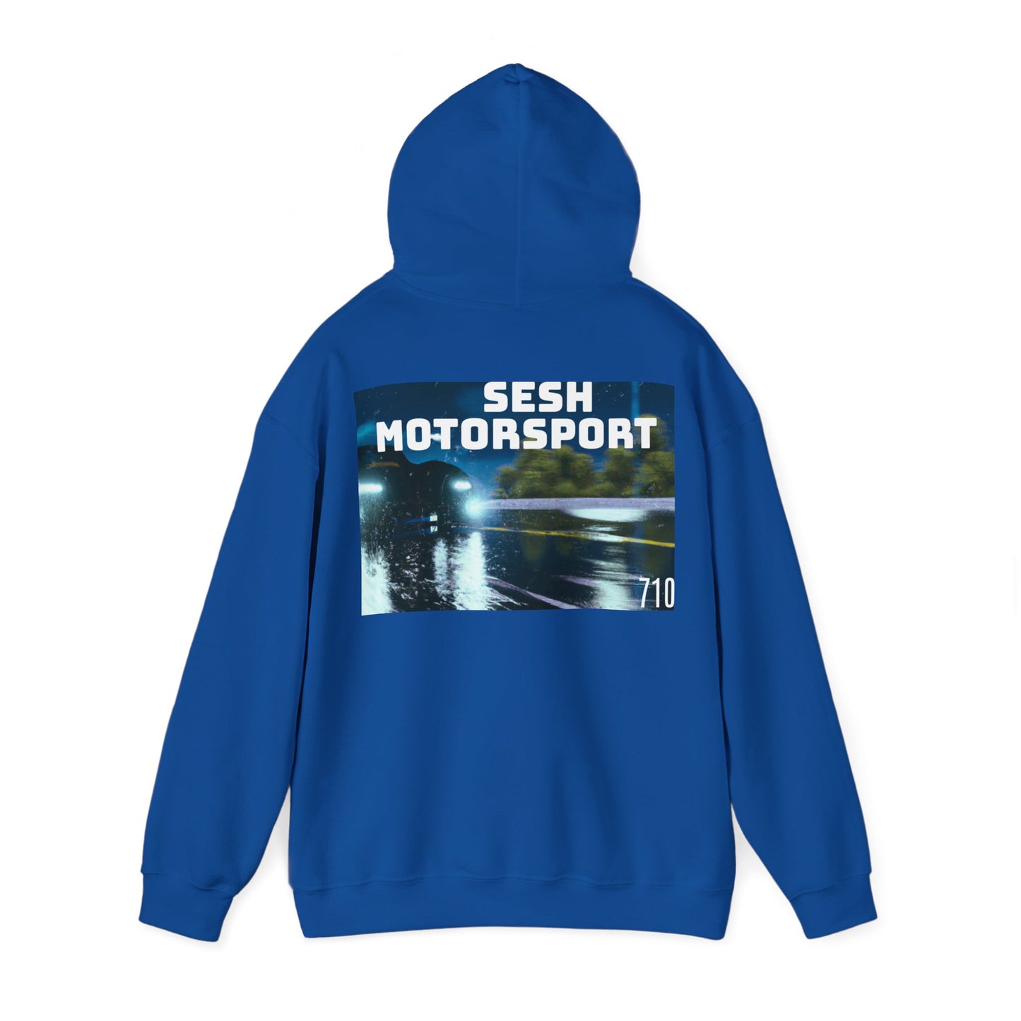 Sesh Motor-Sport Night Drive Collection Unisex Heavy Blend™ Hooded Sweatshirt
