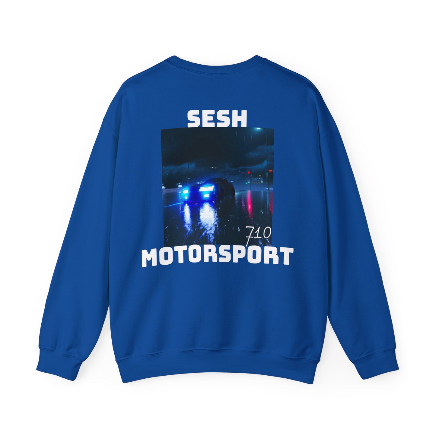 Sesh Motor-Sport Night Drive Collection Unisex Heavy Blend™ Crewneck Sweatshirt