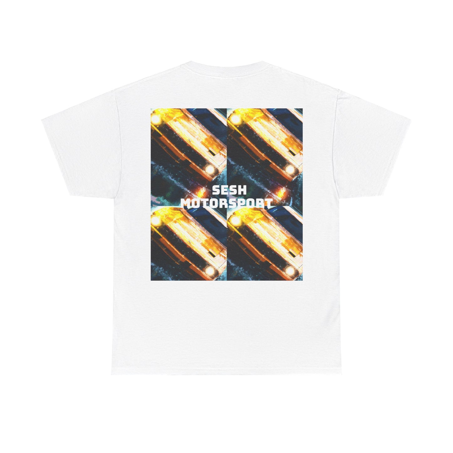 Sesh Motor-Sport Night Drive Collection Unisex Heavy Cotton Tee