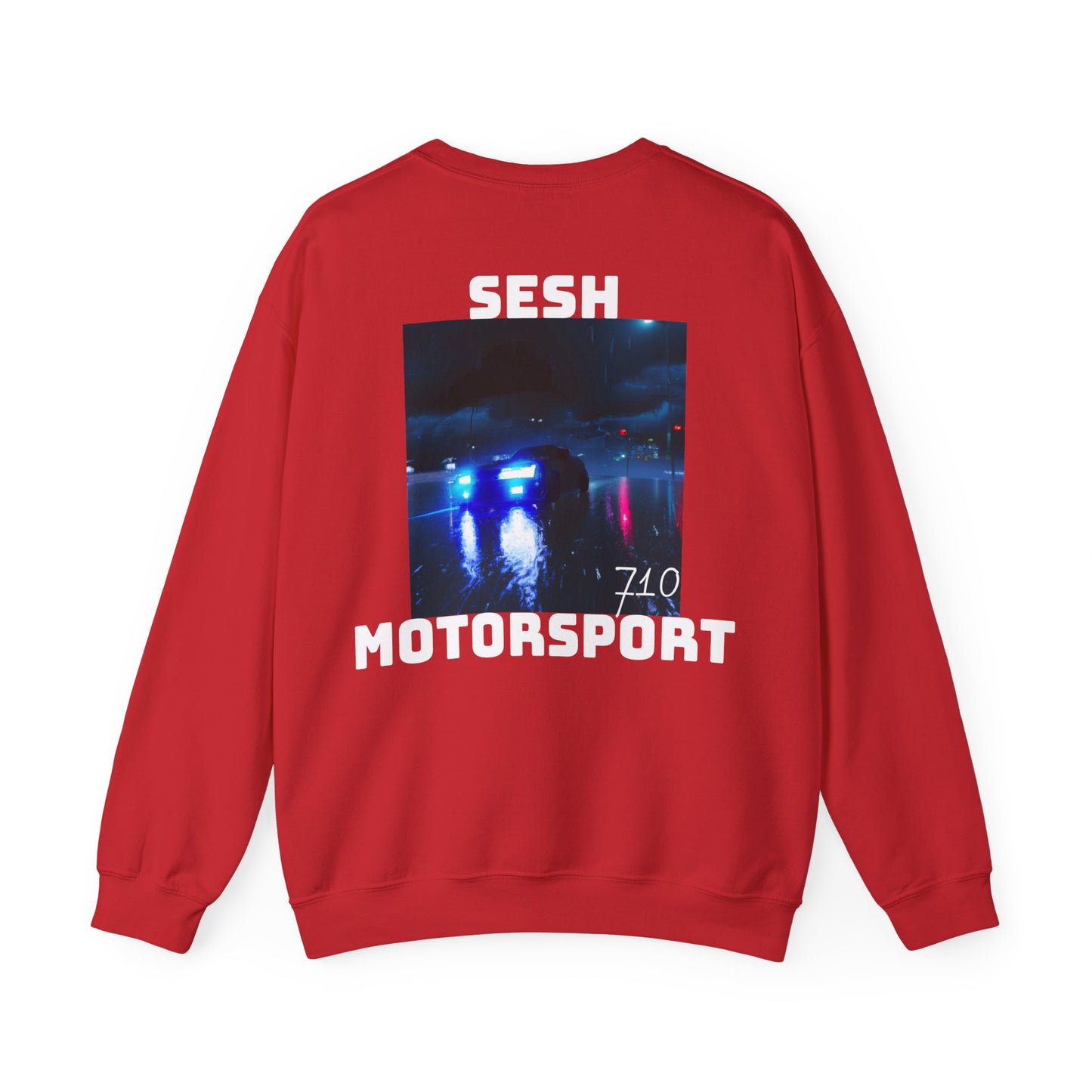 Sesh Motor-Sport Night Drive Collection Unisex Heavy Blend™ Crewneck Sweatshirt