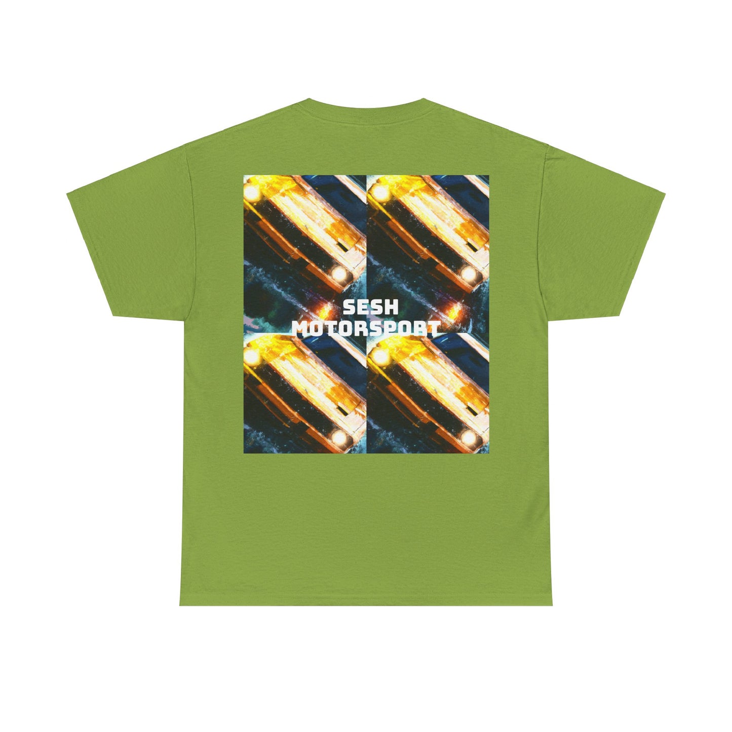 Sesh Motor-Sport Night Drive Collection Unisex Heavy Cotton Tee